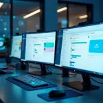 Современный цифровой рабочий стол с интерфейсами российских систем управления проектами Yandex Tracker, Kaiten и Shtab